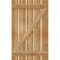 Ekena Millwork Spaced Board-n-Batten Shutters w/Z-Bar, Rough Sawn Western Red Cedar, 28 7/8W x 47H, PR RBS06Z29X047RWR - alternate 4